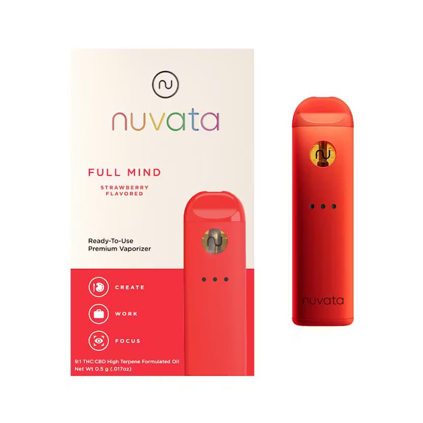 Nuvata Full Mind - Strawberry - 9:1 THC:CBD [1000mg]