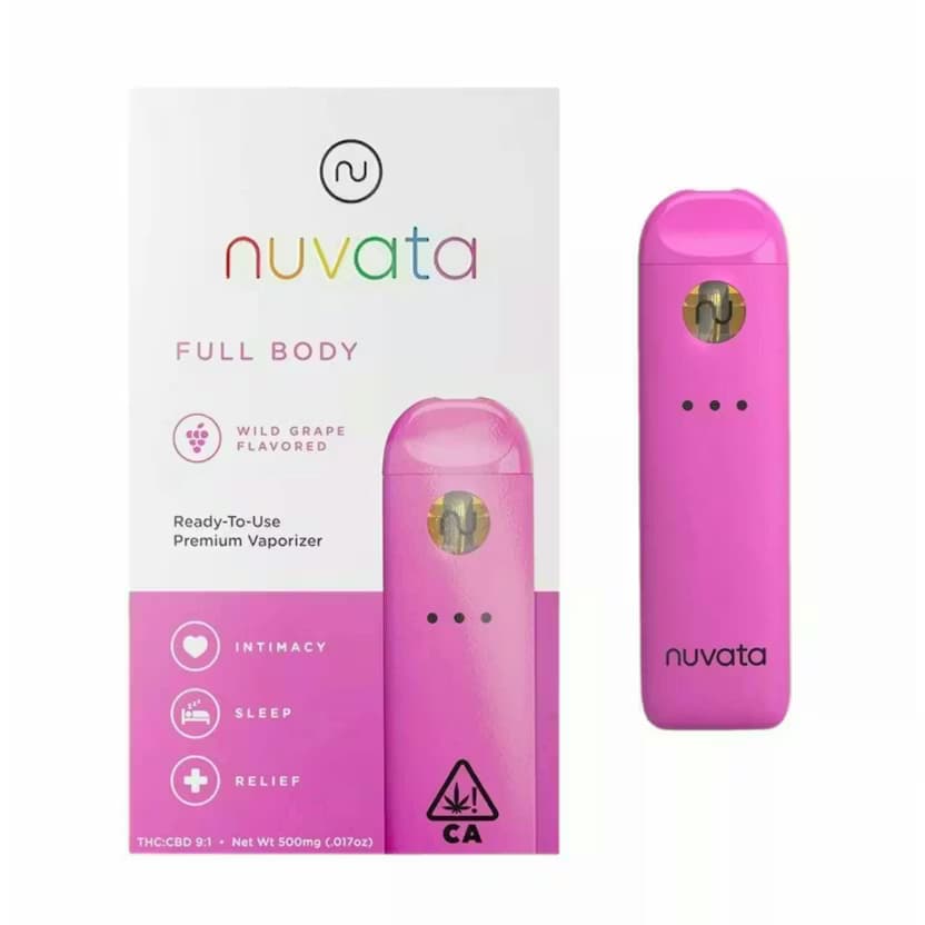Nuvata Full Body - Wild Grape - 9:1 THC:CBD [1000mg]