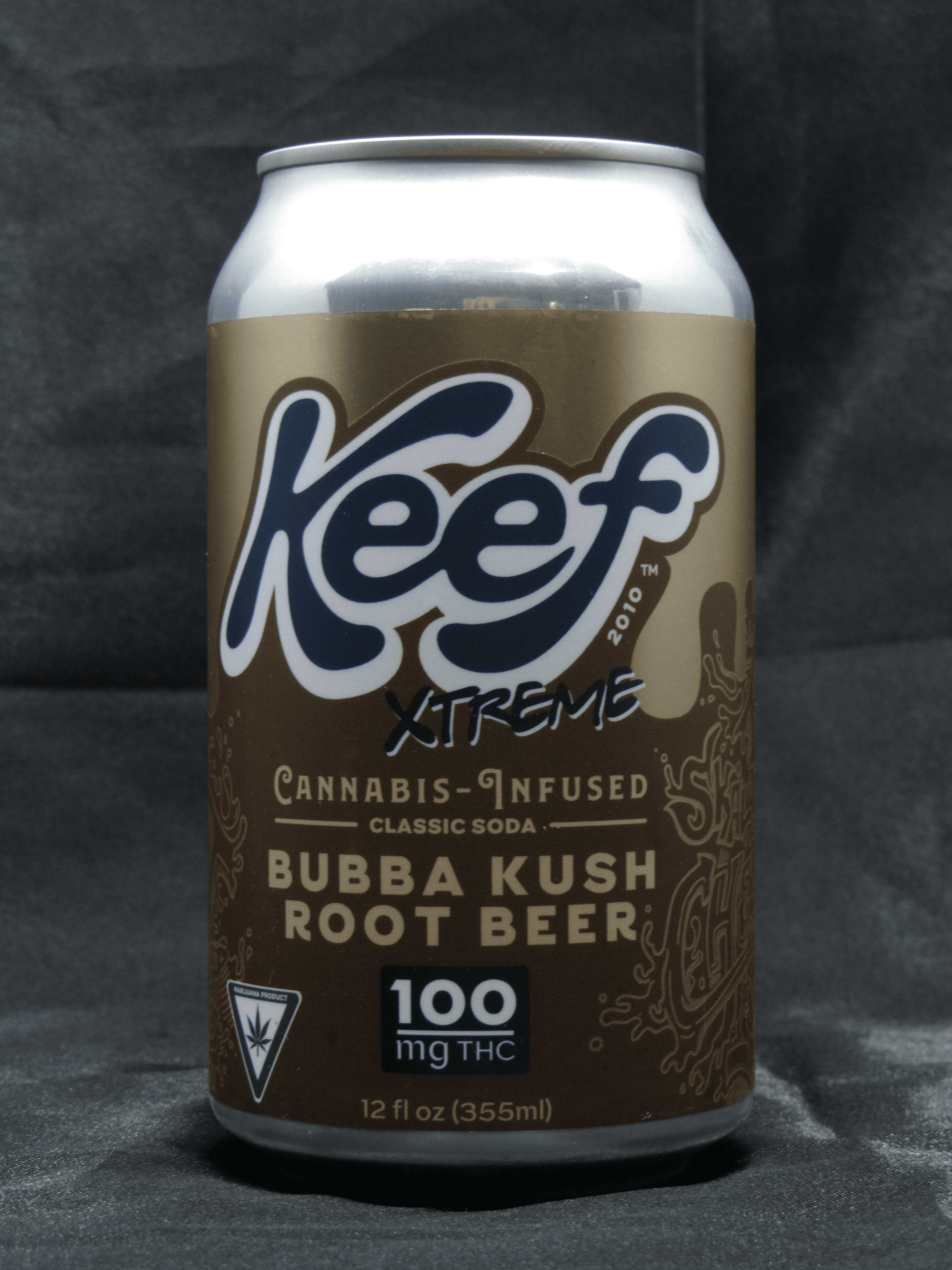 Keef BUBBA KUSH ROOT BEER CANNABIS INFUSED SODA 100MG Beverages