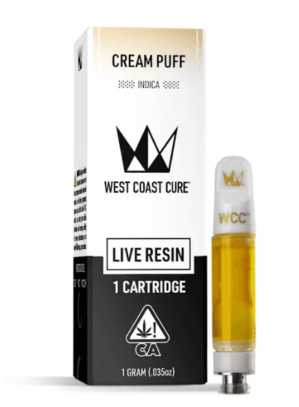 West Coast Cure Cream Puff | 1g Live Resin Cartridge