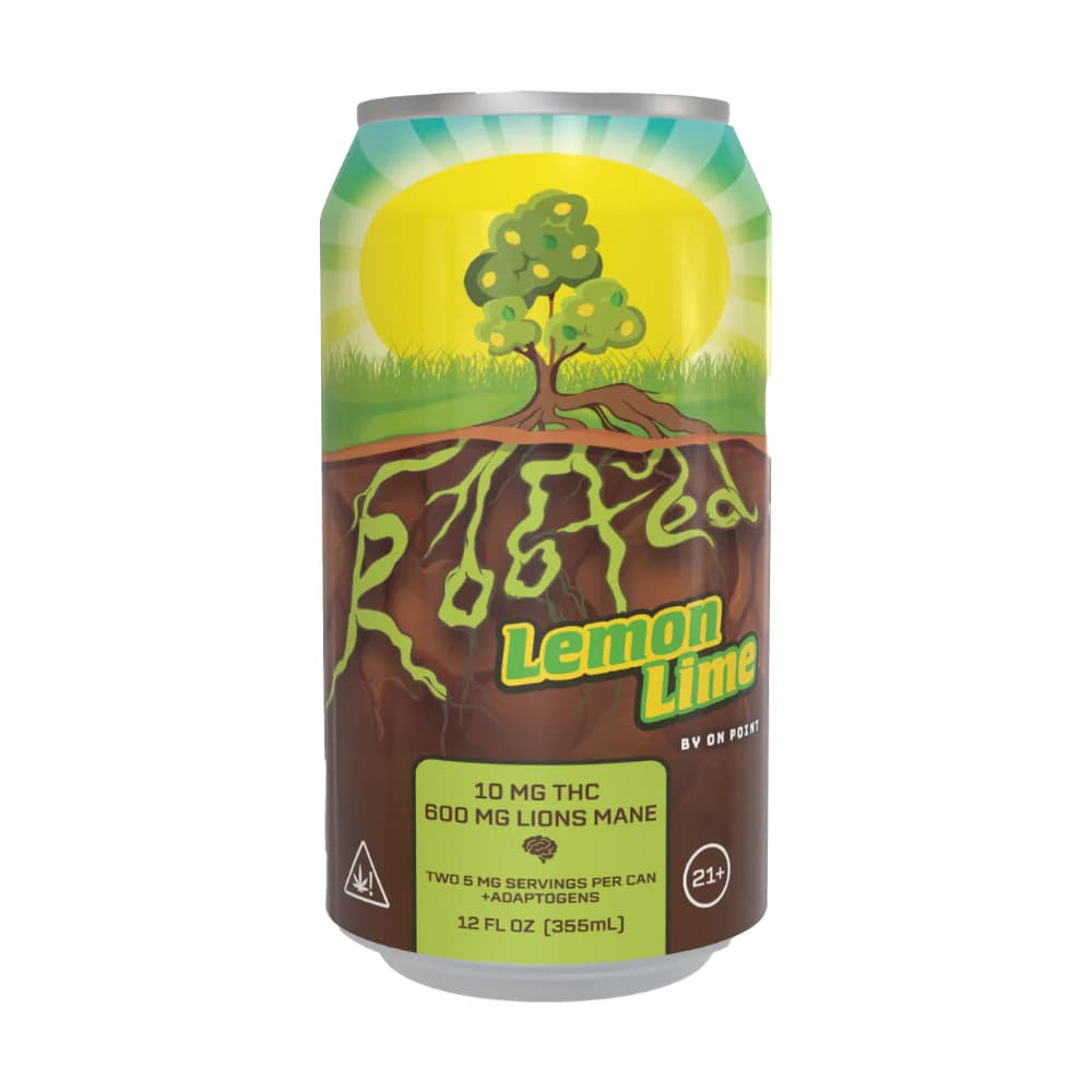 Rooted Lemon Lime Single Can | 10mg