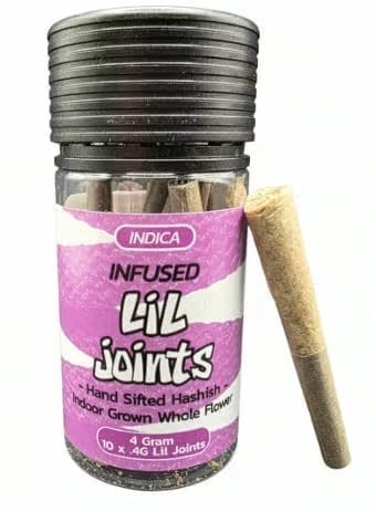 Lil Joints ProXtracts | LiL joints | Purple Jaze | 10pk | Infused Pre Rolls | Indica