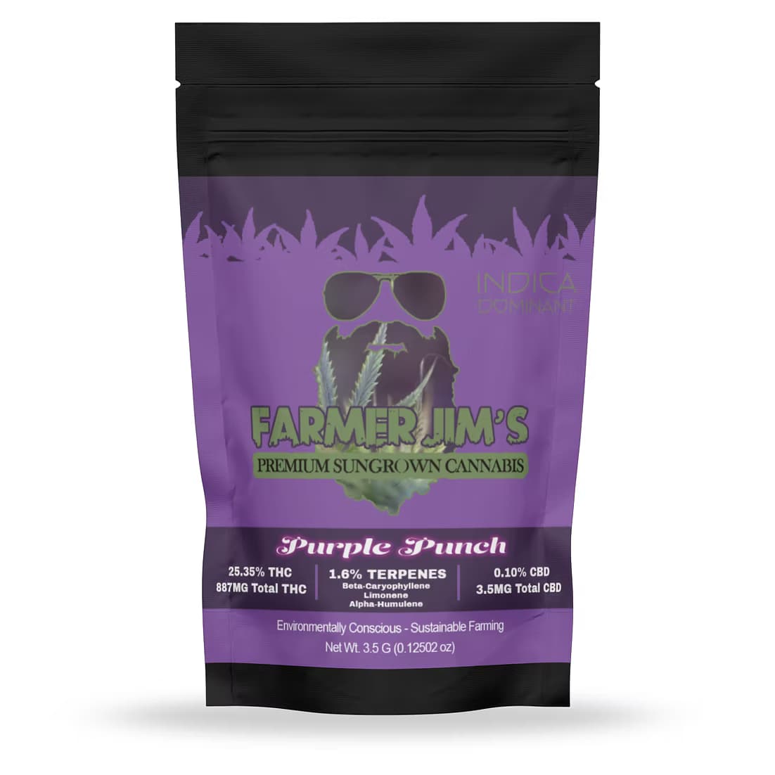 Farmer Jim's Purple Punch Indica | 25.3% THC