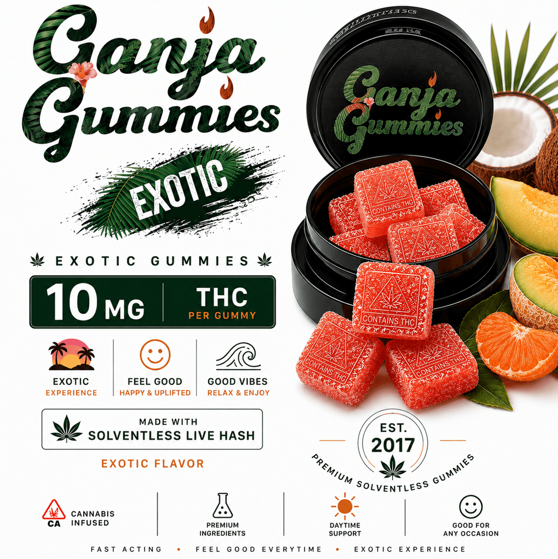 Fire Ganja Exotic Gummies
