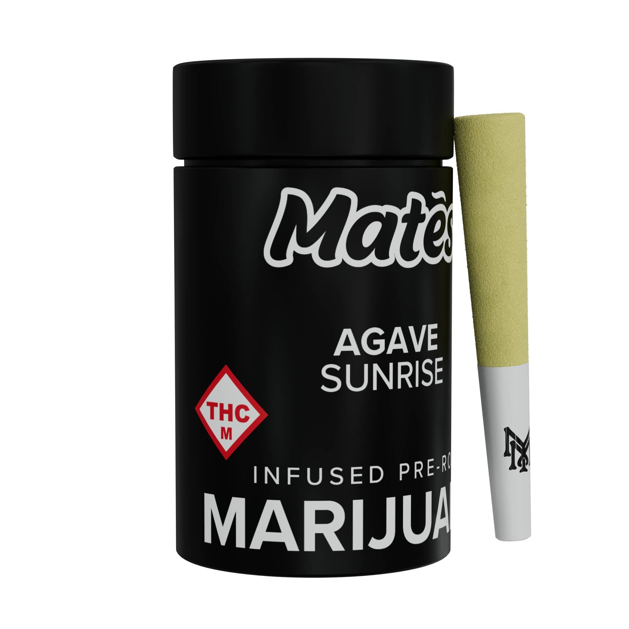 MUHA MEDS Agave Sunrise | Mates THCa 5pk Infused Pre-rolls | 0.6g Each