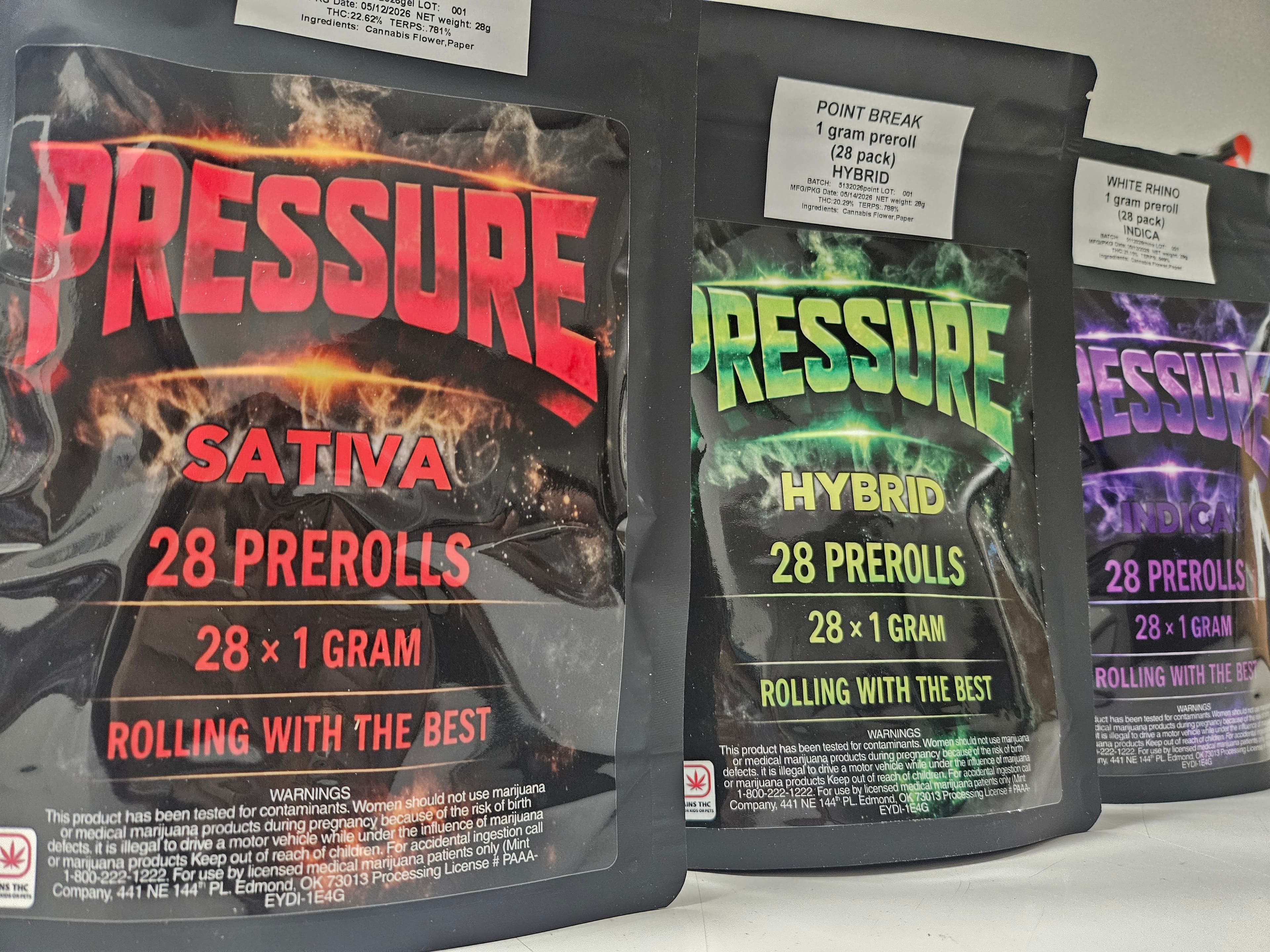 Pressure PreRoll Pack 28g - Point Break (H)