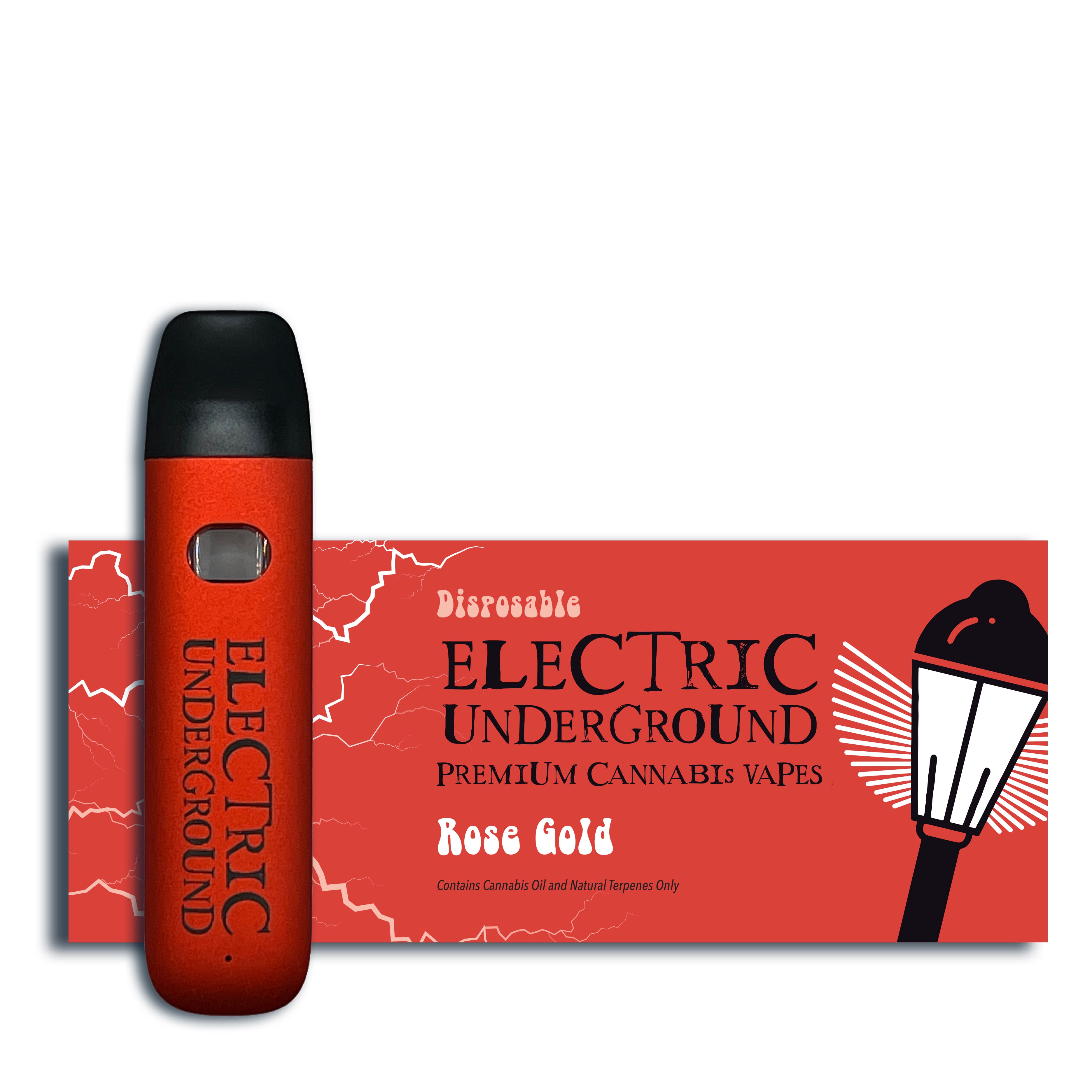 Electric Underground Rose Gold 1.0g Disposable