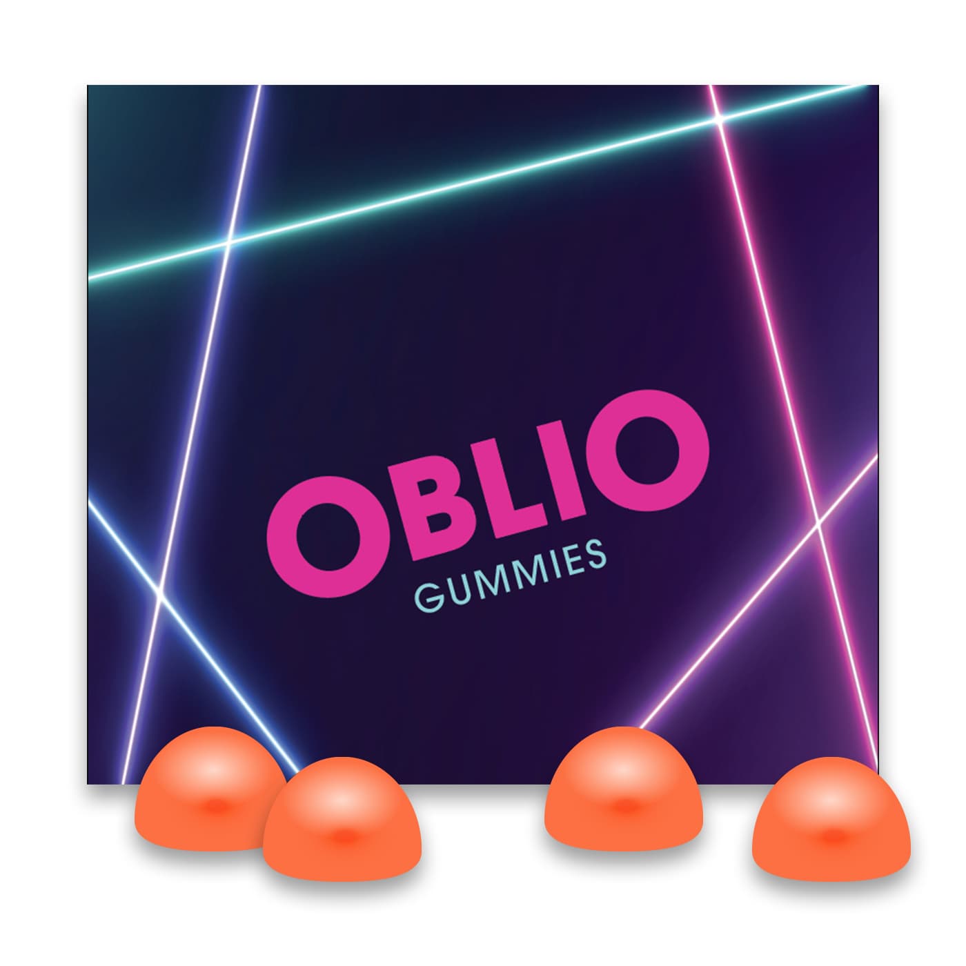 OBLIO Strawberry Kiwi Gummies 110mg 20pk