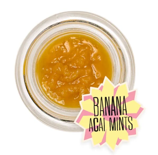 District Cannabis District Cannabis: Banana Acai Mints 1G Badder