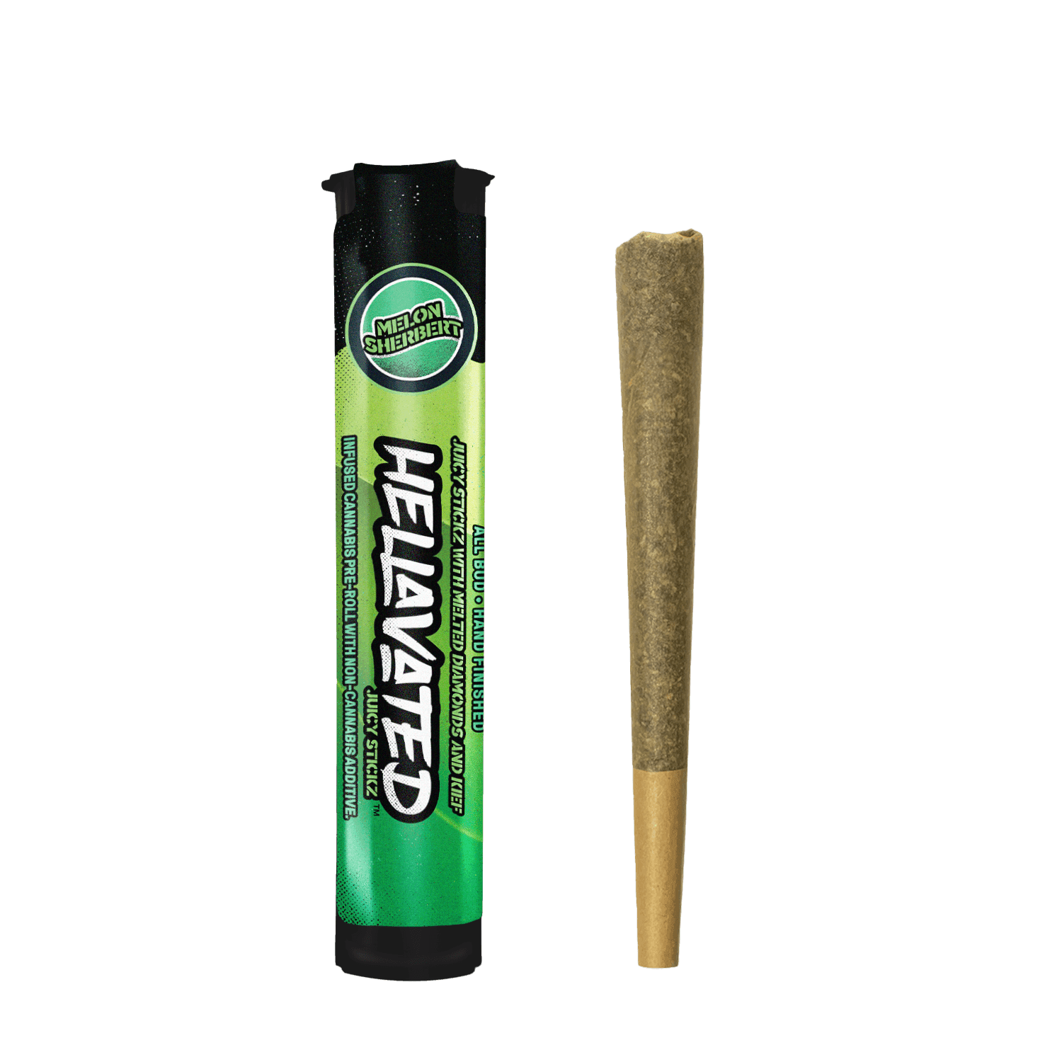 Hellavated Melon Sherbert Juicy Stickz | 0.75g