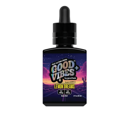 Good Vibes Tincture | Good Vibes Plus | Lemon Dreams Syrup [1:1 THC:CBN] | 500MG