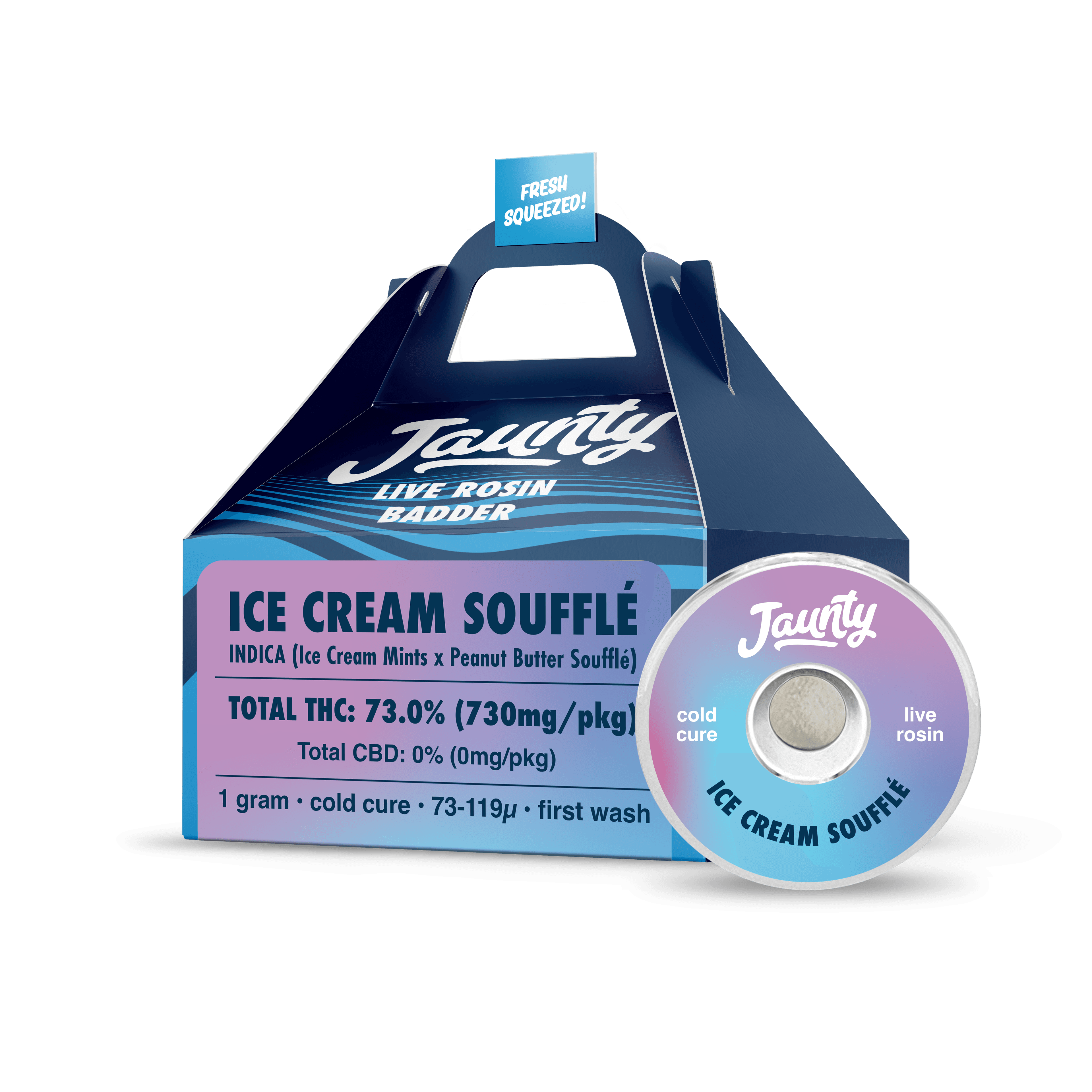 Jaunty Jaunty Ice Cream Souffle Live Rosin Badder 1g