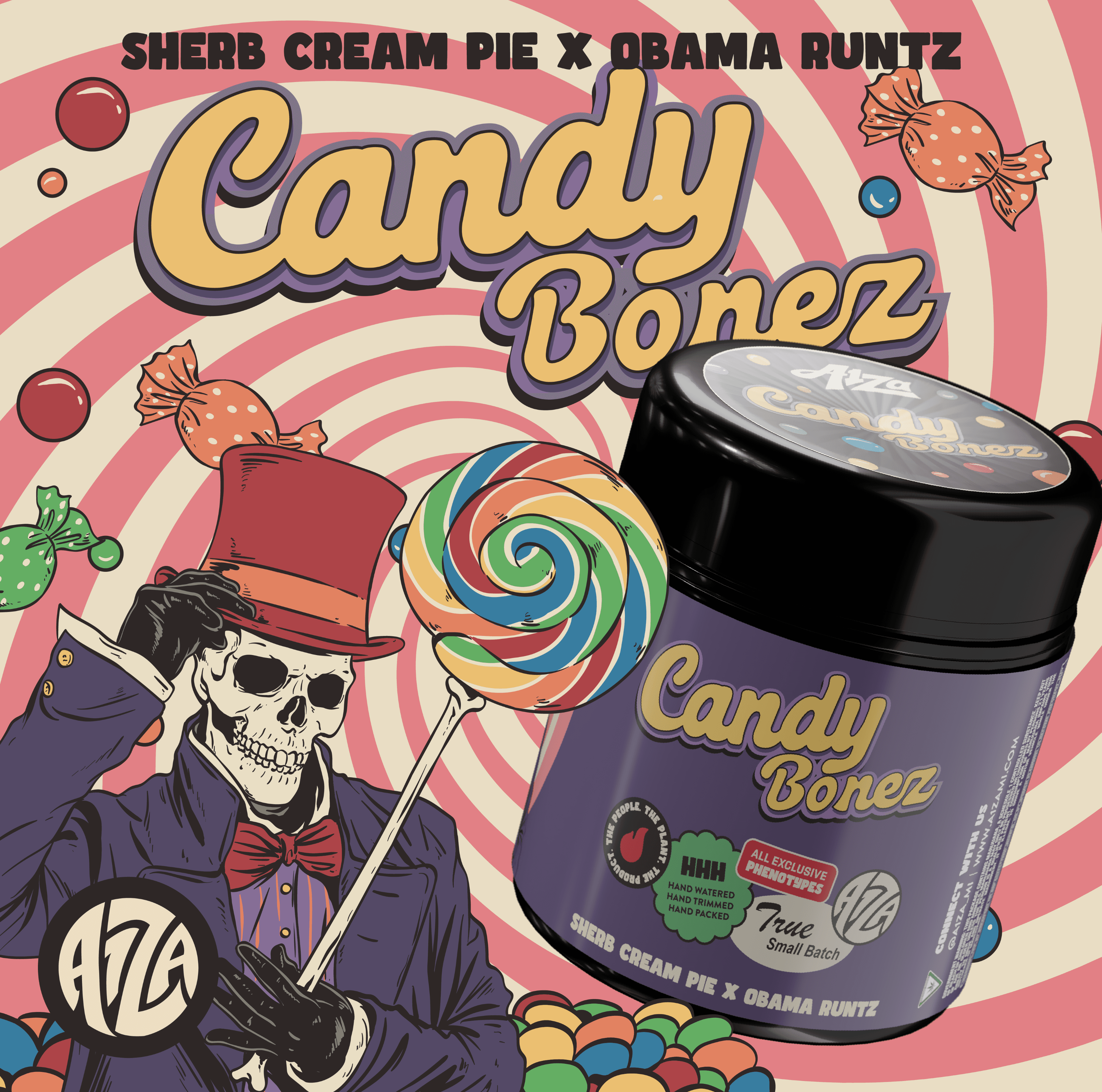 A1ZA A1ZA Candy Bonez Jar