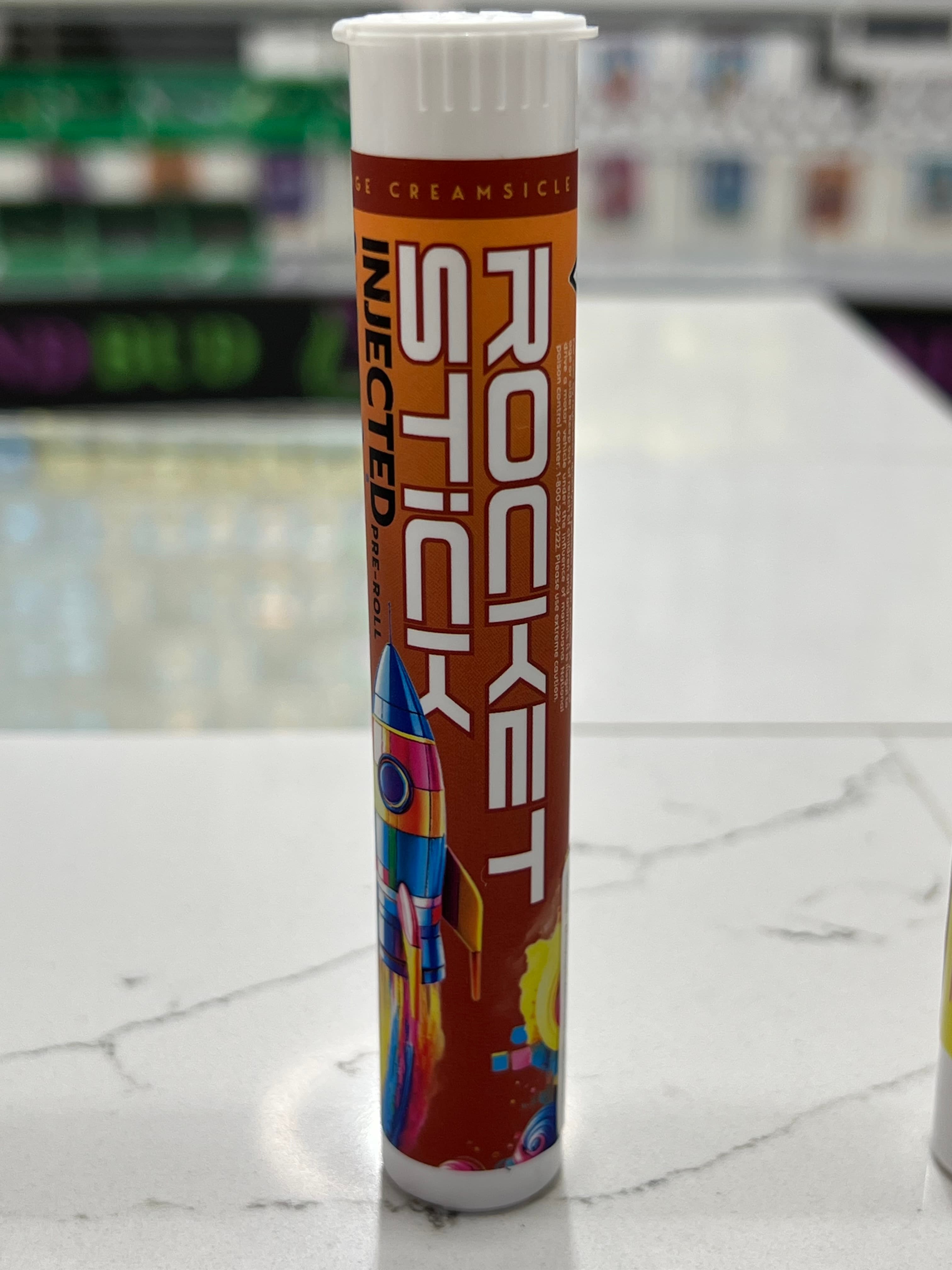 Rocket Stick Rocket Stick - Injected PR - Orange Creamsicle