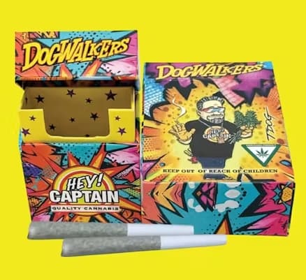 Hey Captain Dog Walkers Infused Pre-Rolls 10 Pack | Sour Peach Rings