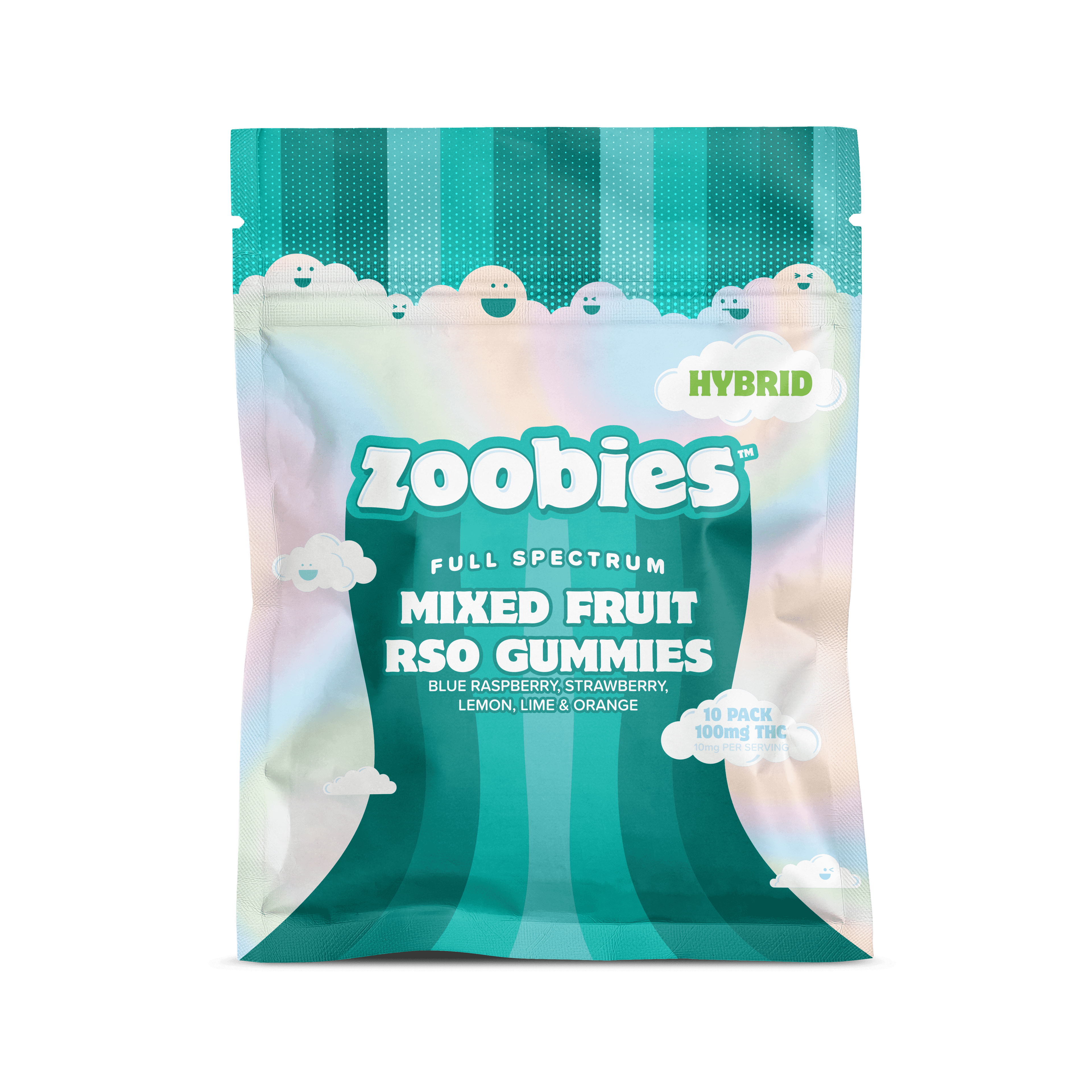 Zoobies MIXED FRUIT RSO | SATIVA | 10PK