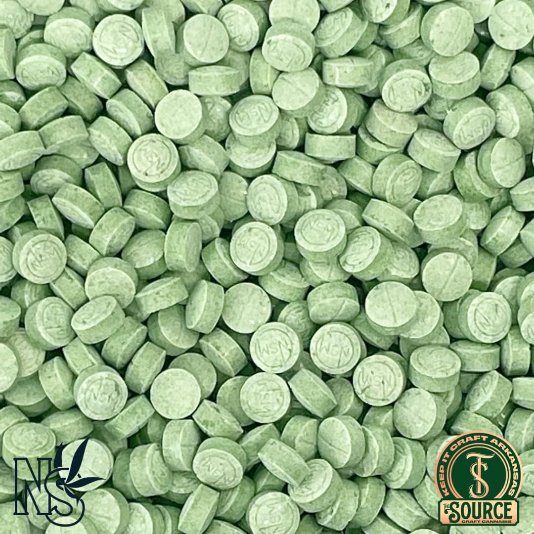 Natural State Medicinals NSM: Tablets | Micro Fruits | Green Apple | 400mg | 20pk
