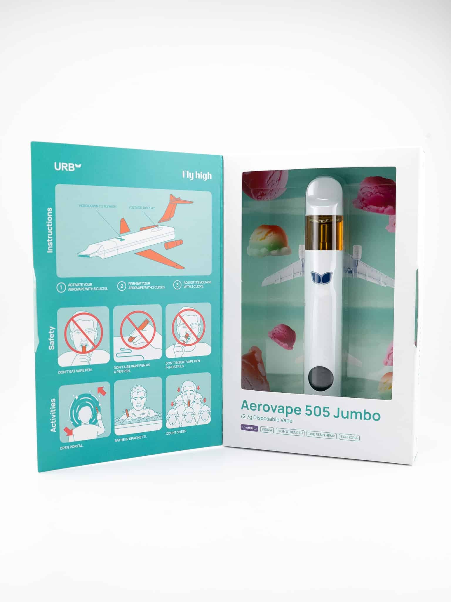 Urb NM Urb Aerovape 505 Jumbo Sherblato (I) 2.7g AIO