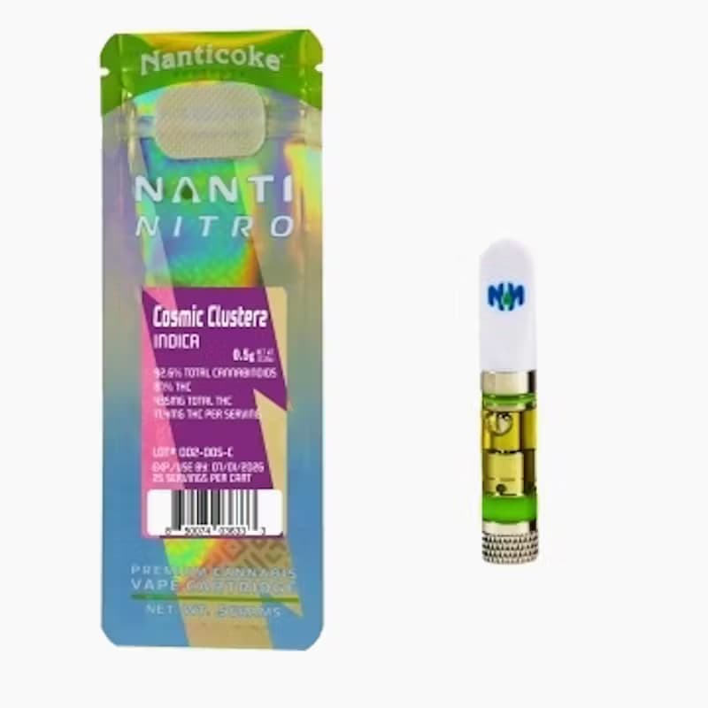 Nanticoke Nanti Nitro 510 Cartridge - Cosmic Clusterz