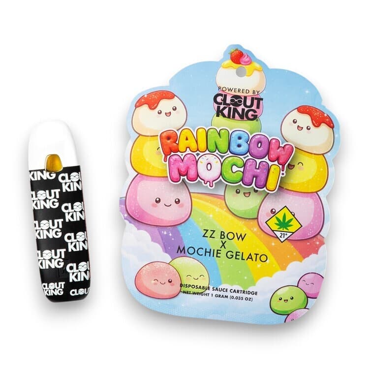 Clout King Rainbow Mochi 1g Live Resin Disposable (Clout King)