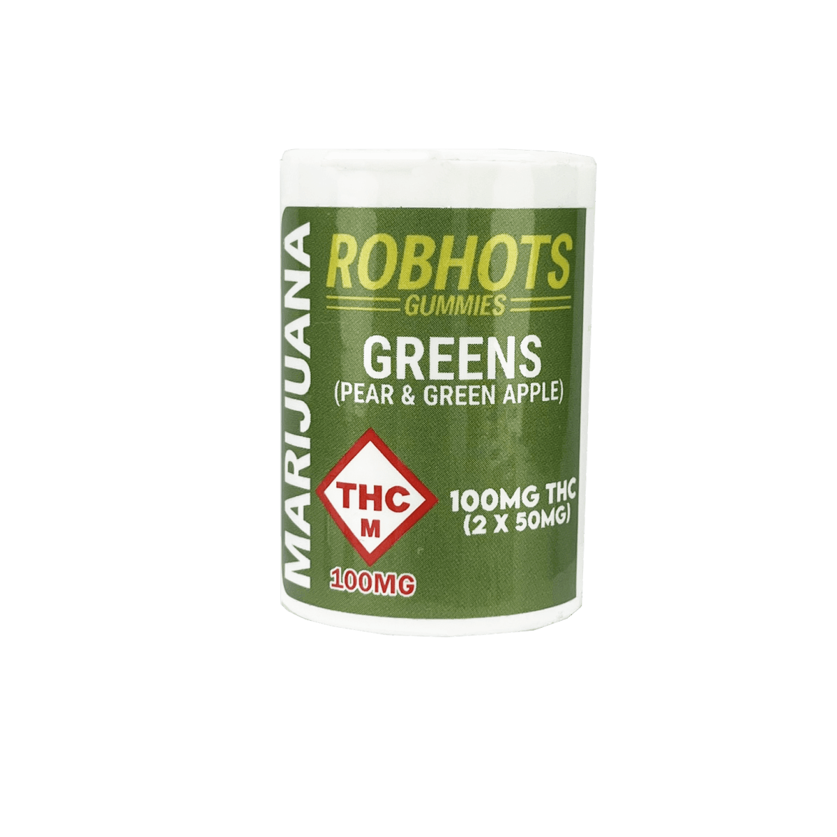 Robhots Greens - Robhots - 100mg Gummy 2-Pack (50mg x 2)