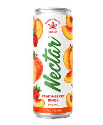 Nectar Peach Berry Rings Seltzer | 5mg Beverages