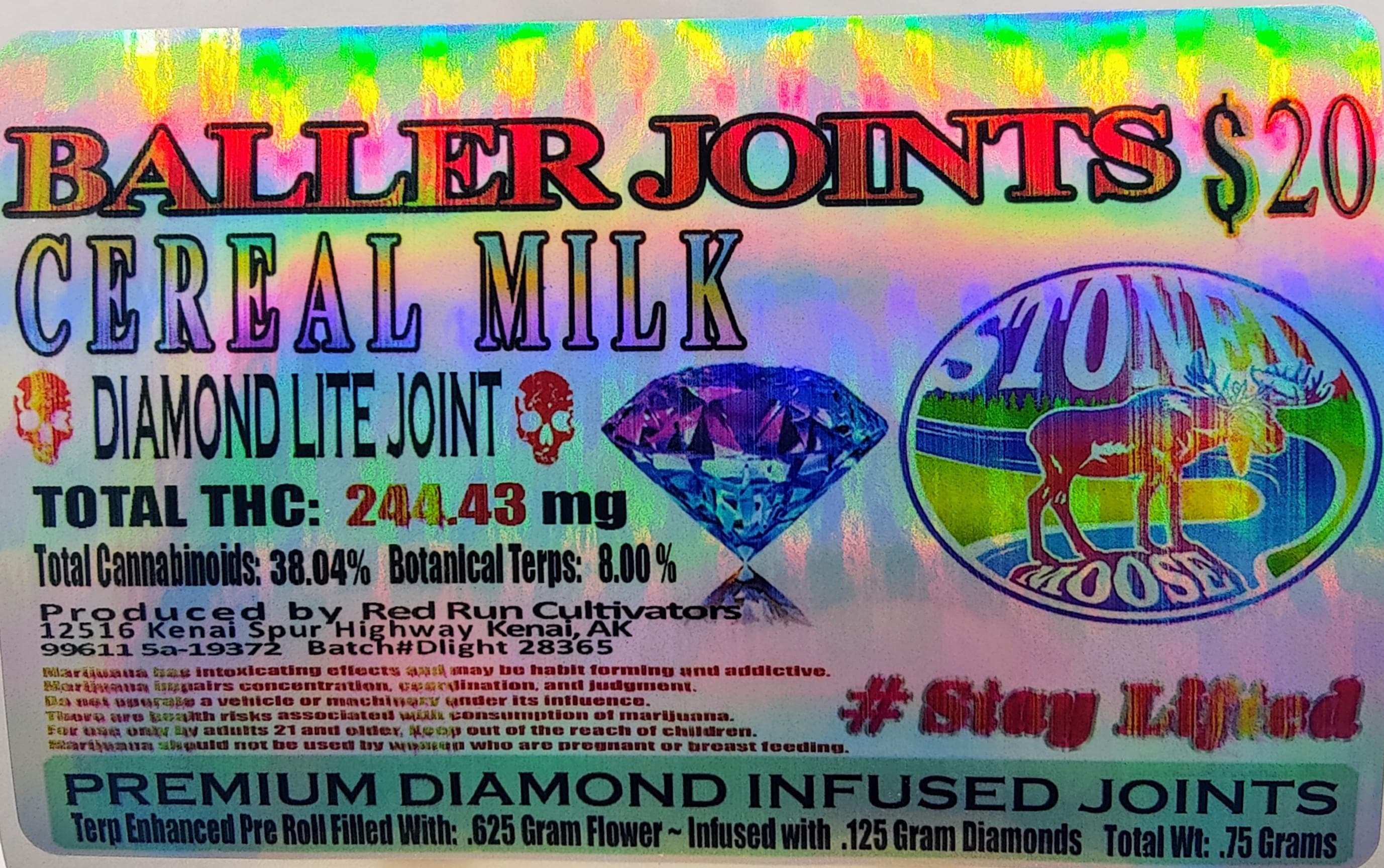 Red Run Cannnabis Company Diamond Lite Cereal Milk