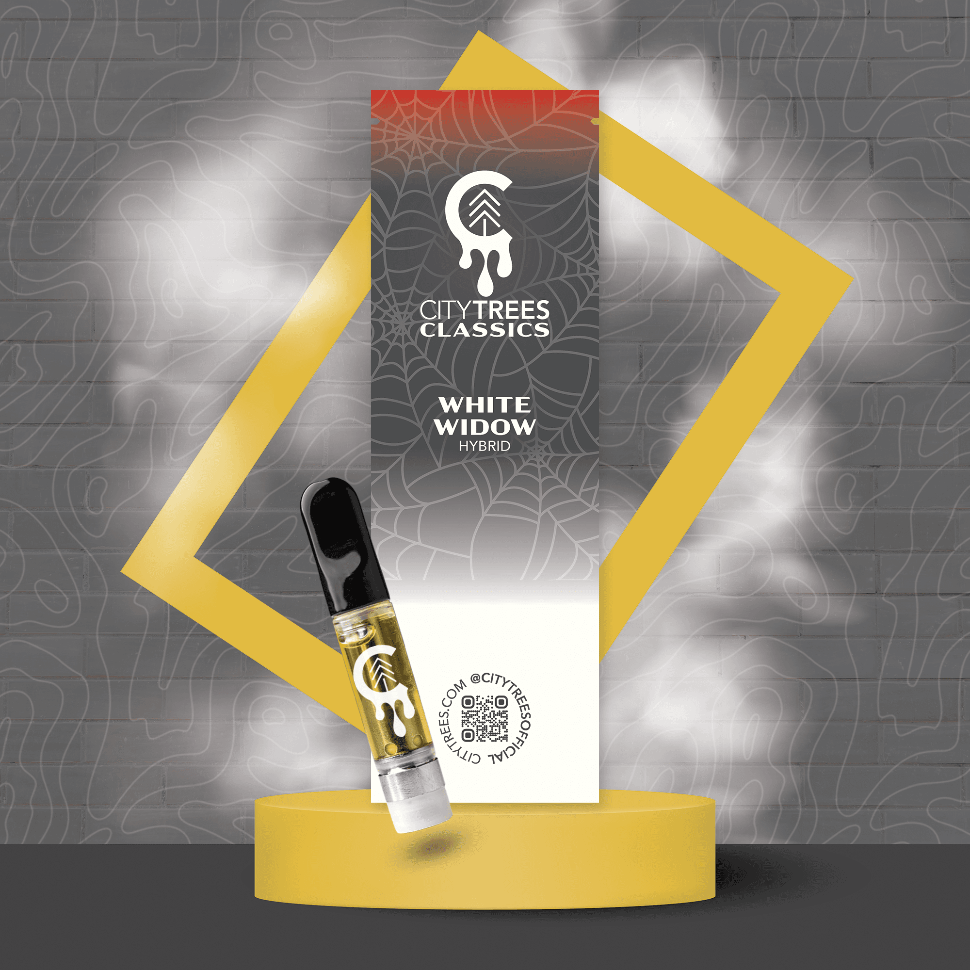 City Trees City Trees White Widow (H) Vape Cartridge 1g