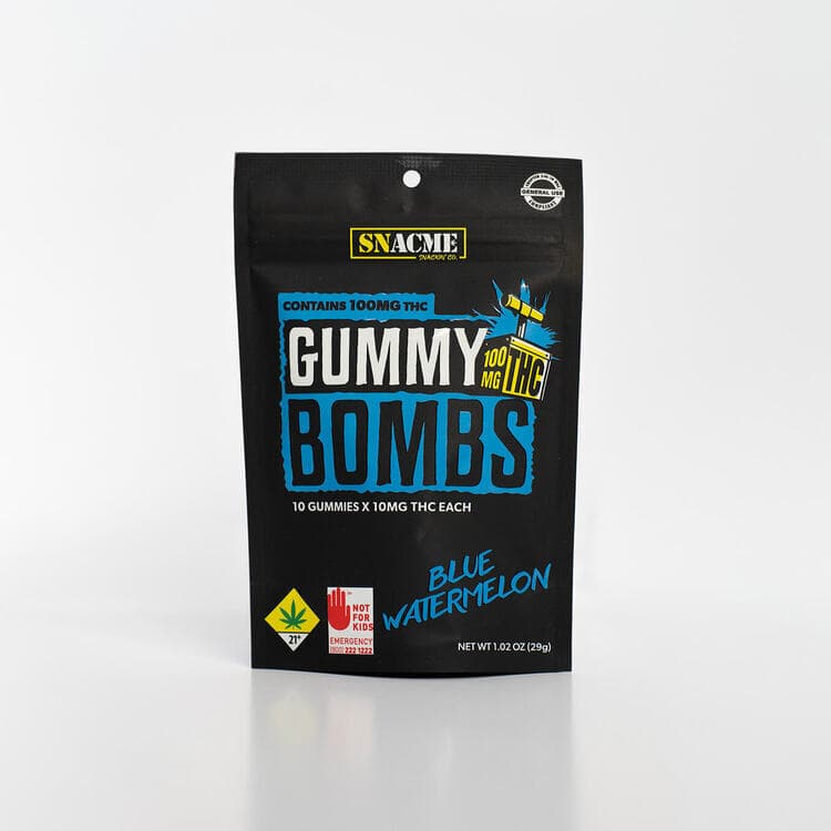 Gummy Bombs Blue Watermelon [10pk] (100mg)
