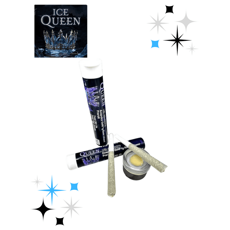 Ice Queen GG#4 1g Rosin Infused Pre Roll 1pk (Ice Queen)