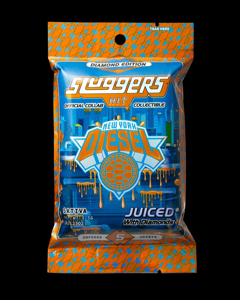 Sluggers New York Diesel Hash & Diamond Infused Mini Blunt 5pk | Sluggers |