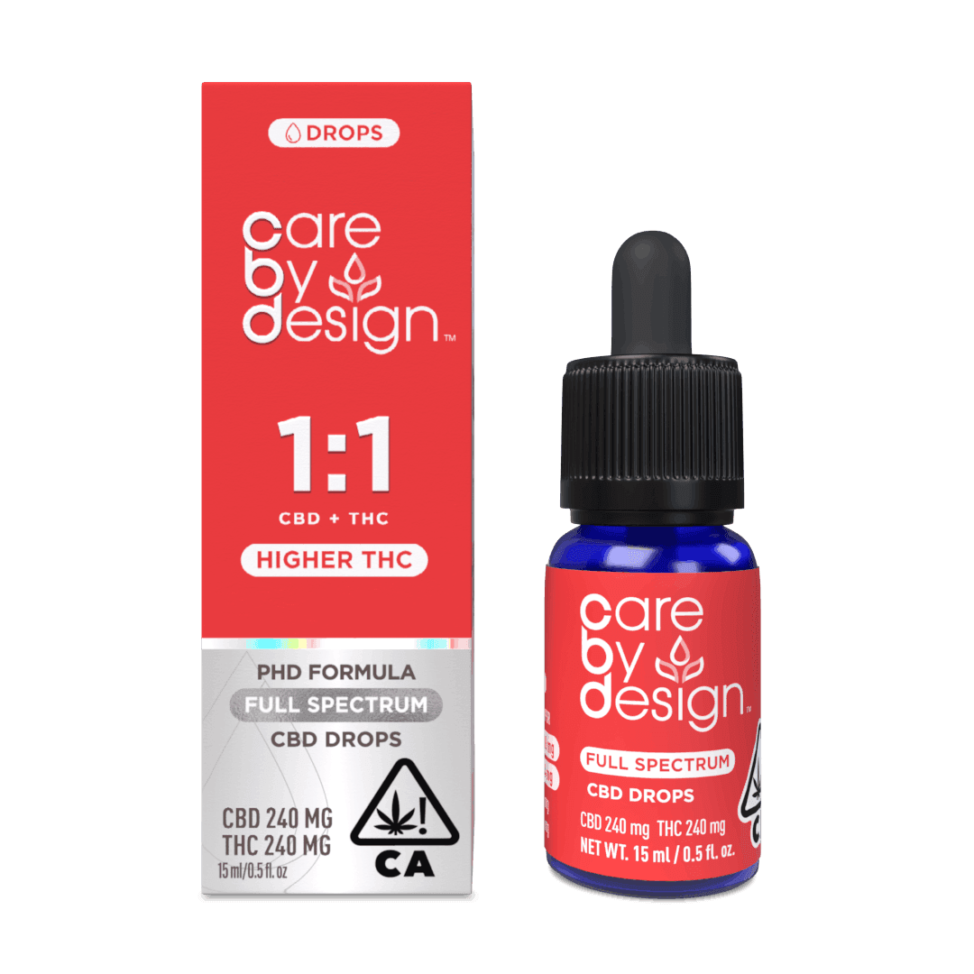 Care By Design 1:1 CBD Drops | 15ml