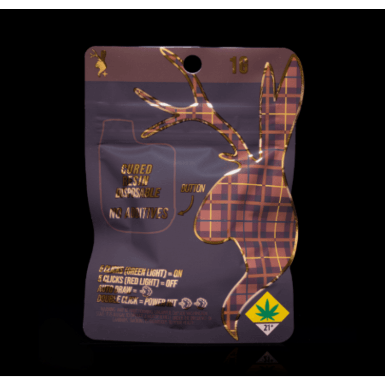 Plaid Jacket Plaid Jacket DOH Approved Disposable BHO Cured Resin Perfect Specimen