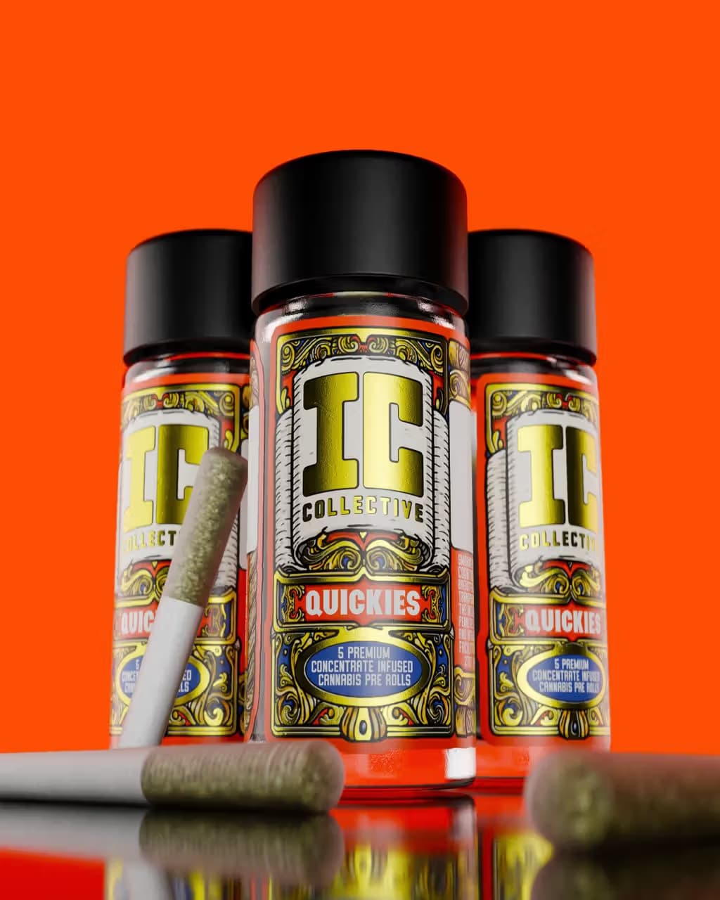 IC Collective IC Collective Pre-Roll Infused Quickies C.T.C. x Sweet Sting 5pk