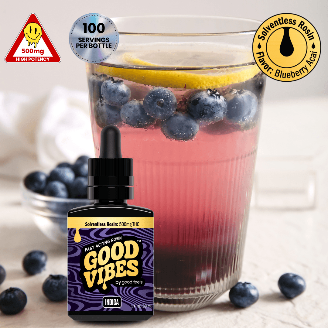 Good Vibes Blueberry Acai: Rosin 500mg
