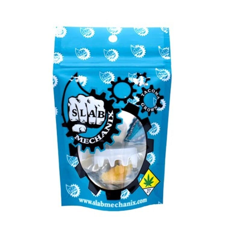 Slab Mechanix Garlic Cookies Sugar Wax Concentrate (Slab Mechanix)