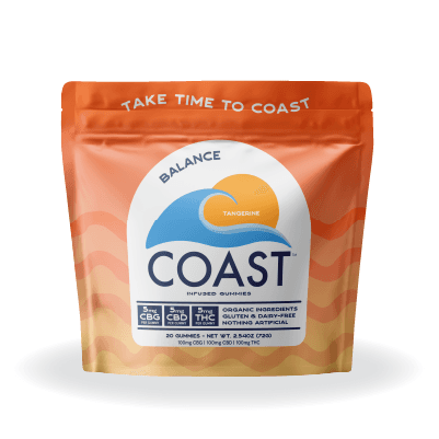 COAST Cannabis Co. Tangerine 1:1:1 5mg (20ct) - Coast