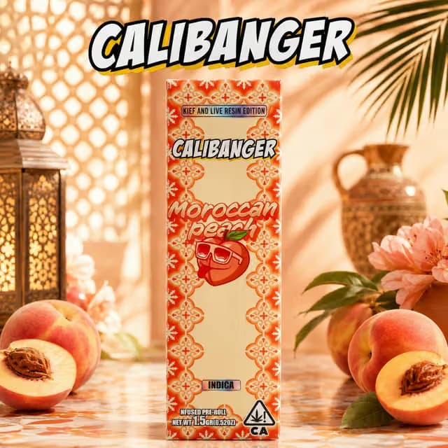 Firecracker by Cali Banger Moroccan Peach | 1.5g Infused Preroll