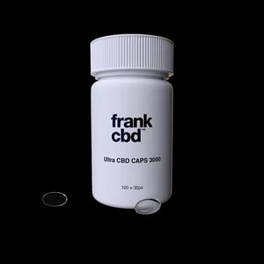 Ultra CBD Caps 3000 - frank cbd - Capsules