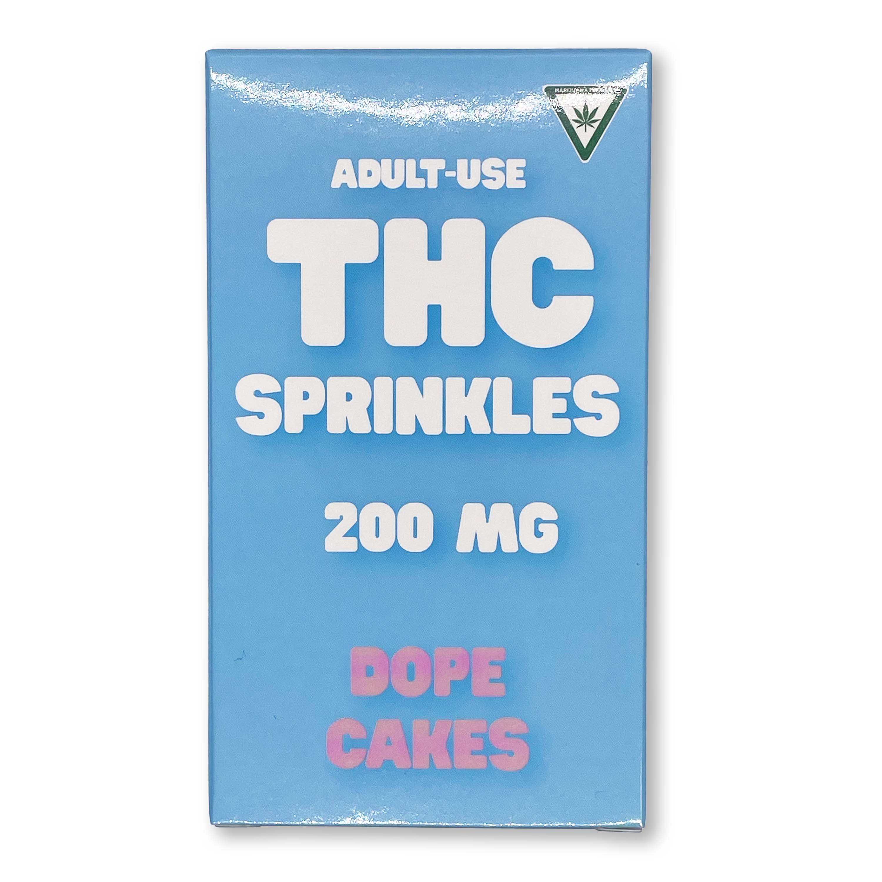 Dope Cakes Blue Sprinkles - 200mg