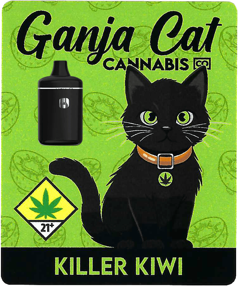 Ganja Cat Killer Kiwi Disposable | 1g