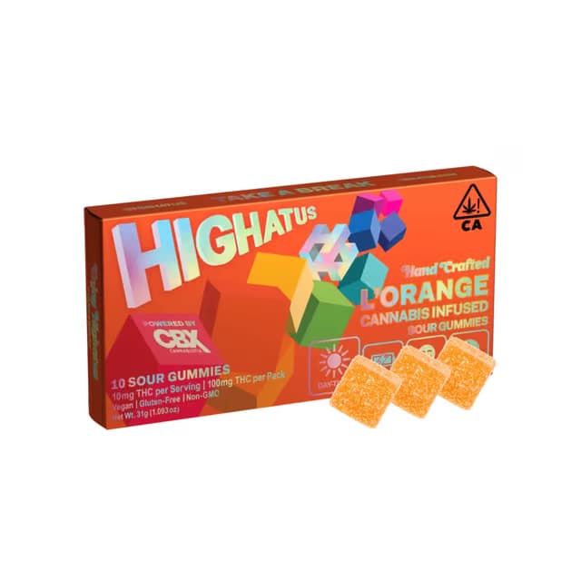 Highatus by CBX L'Orange | Sour Gummies - 100mg