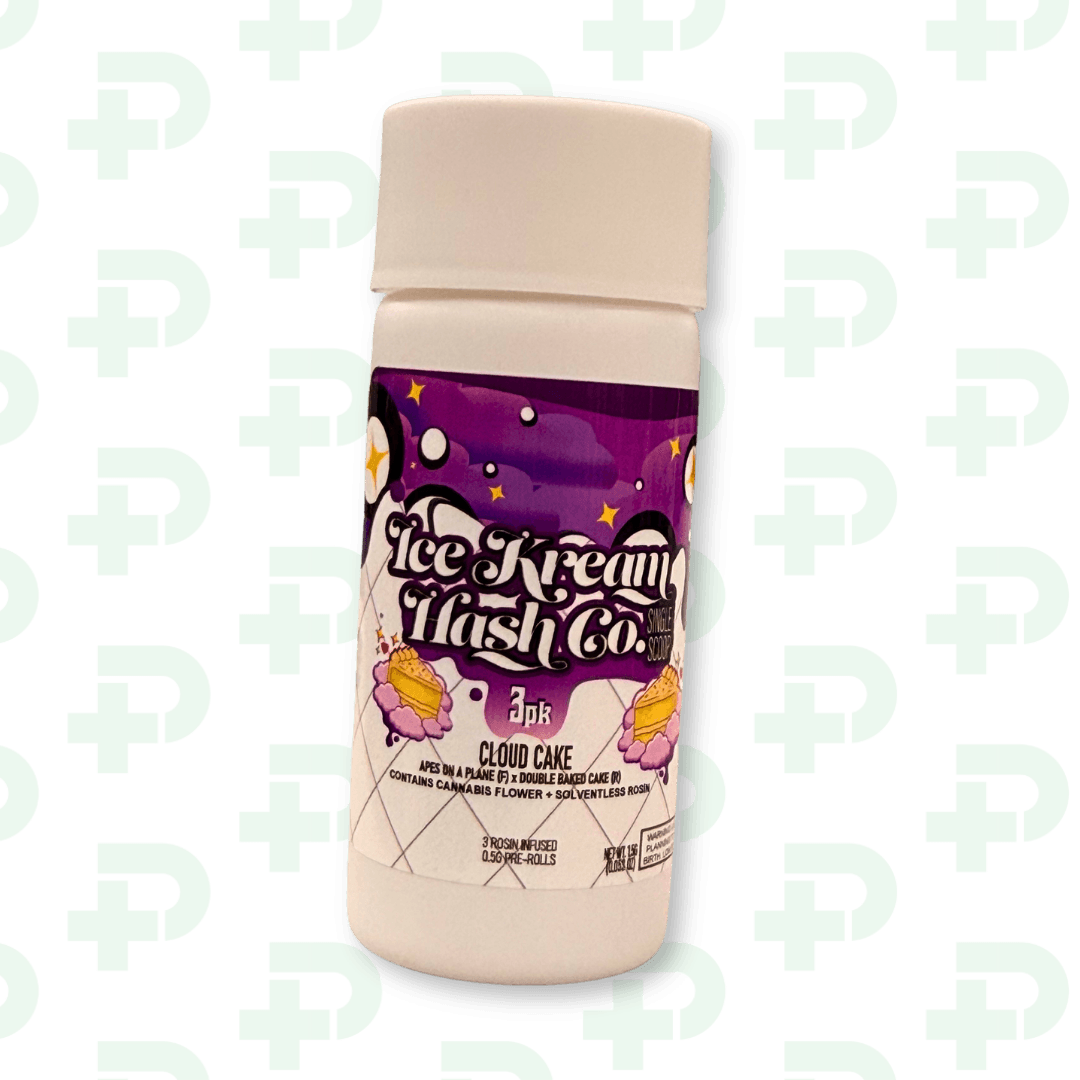 IKHCO Rosin Infused 3 Pack Prerolls - Cloud Cake