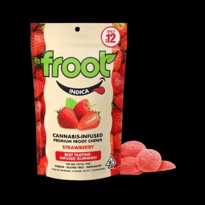 Froot Strawberry Gummy 10 Pack 100MG
