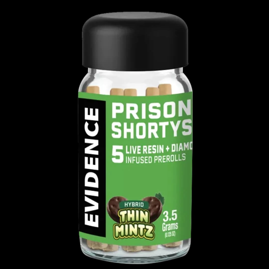 Evidence Thin Mintz Infused Pre-roll 5 Pack 3.5G