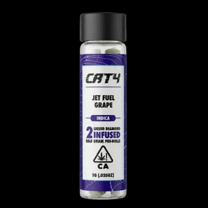 CAT4 Jet Fuel Grape Infused Pre-roll 2 Pack 1G