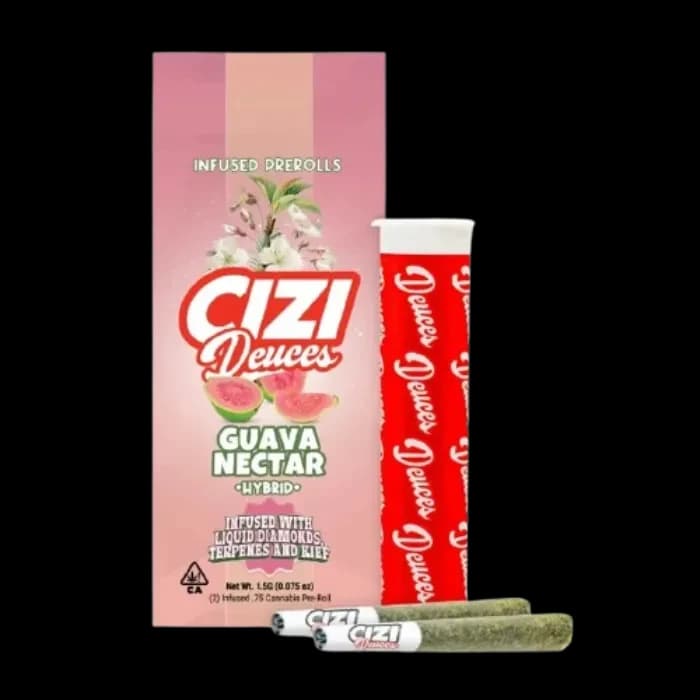 CIZI Guava Nectar Infused Pre-roll 2 Pack 1.5G