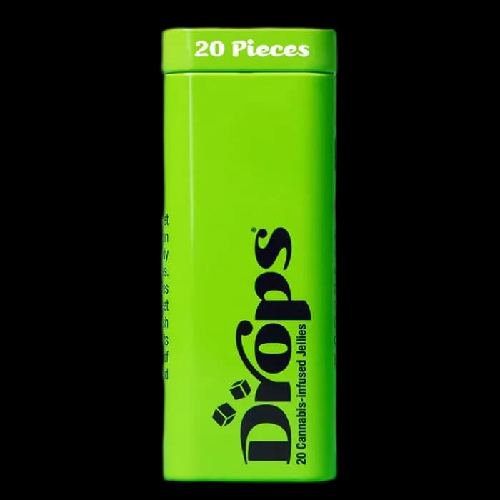 Drops Lime Gummy 20 Pack 100MG