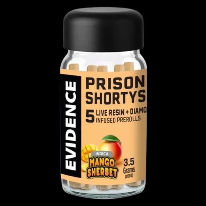 Evidence Mango Sherbet Infused Pre-roll 5 Pack 3.5G