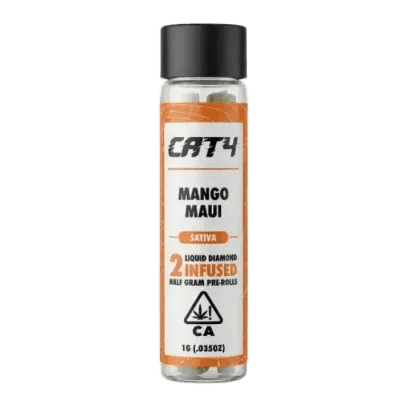 CAT4 Mango Maui Infused Pre-roll 2 Pack 1G